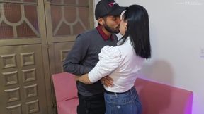Candy's Debut with Robin in Her First Porn Scene