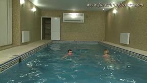 ”Facesitting Domination & Pussylicking Poolside”