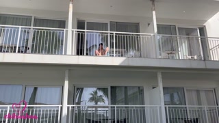 A horny milf invited a strange guy for sex