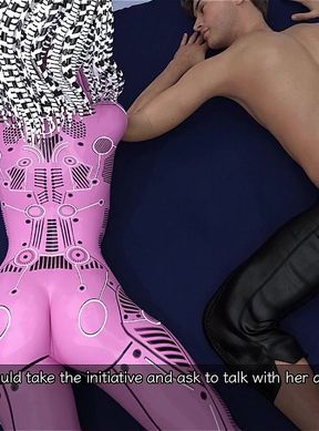 Stranded in Space - Sexy Yoga with Ai Robot