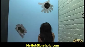 Gloryhole Blowjob - Ebony sucking white dick 24