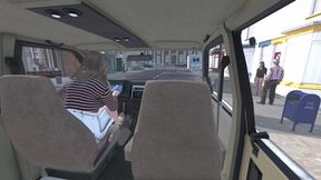 Chevy Astro Van Cranking Template - Paige in Strappy Espadrille Sandals 1080p