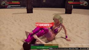 Lorna VS Bambi Bimbo (Naked Fighter 3D)