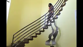 Curvy girl takes on two huge black cocks