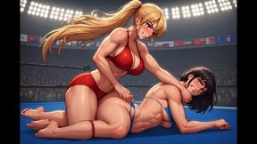 Female Wrestling Confessions #88: Bikini Submission Showdown
