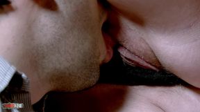 shagging a hairy naughty milf in a buddy s toilet