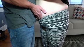 Her ass really is 'exit only'