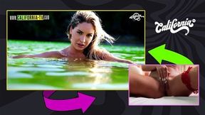 Iara Ferreira steals the show on reality TV: stunning blonde flaunts her big breasts, perfect ass, and gorgeous pussy in a nude beach scene