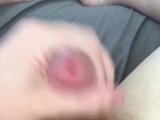 Straight Ginger solo with foot fetish
