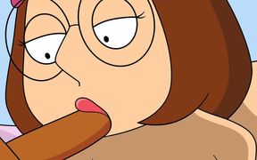 Family Guy Meg Griffin and Cleveland Creampie