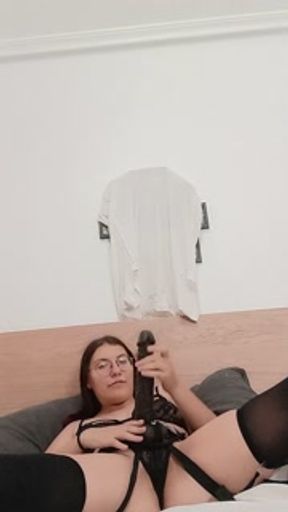 You're my little slut and bbc cuckold for my strap-on
