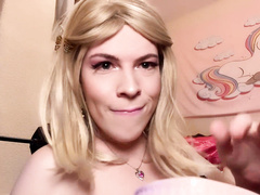 tranny christmas cd elf milked by banging machine and l