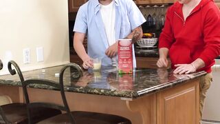 Step-Mom's Hot MILF Pussy Gets Filled With StepSon's Load