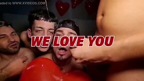 Hot latino hunks in a wild cum-filled orgy: featuring pablo bravo, marcos rush, and more!