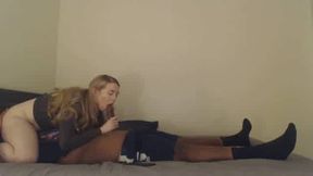 The White Housewife And Her Sexuality Opened To Big Black Cocls