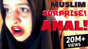 Girl with a big ass in a hijab gets hardcore anal