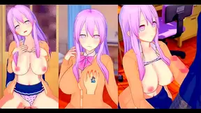Kokoro Hatas Curves Spark Wild 3D Hentai Desires in Touhou Fantasy