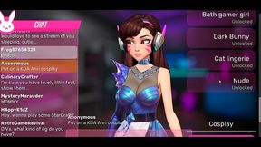 overwatch webcam [ parody hentai game ] ep.1 dva loves bbc !