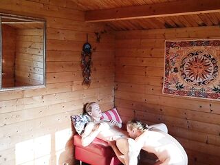 mother I'd like to fuck drilled in standing missionary. Cozy garden cottage made for screwing!
