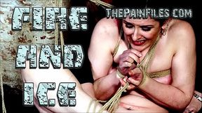 Lesbian slave Caroline Pierce tied on and whipped by lezdom mistress Xinran