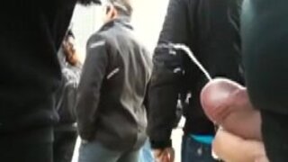 Jizz on nymphs in public (compilation 11-13)