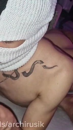 Two Powerful Cocks Are Stuck Together in Squirting Cum Ejaculations