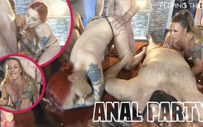 Anal Swingers Gangband - British Bad Girls Get Ass Fucked