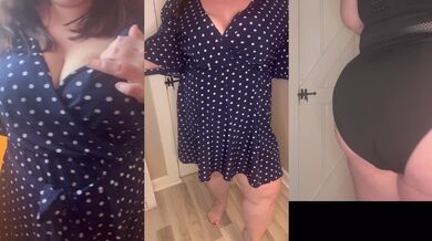 Naughty holiday Christmas guest pulls you into the back bedroom. Domme bbw wants to sit on your face