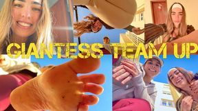 GIANTESS TEAM UP - Gabriella and Kelly 4K