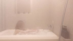 mixed bathing in a bubble bath