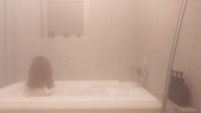 mixed bathing in a bubble bath