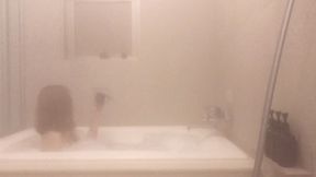 mixed bathing in a bubble bath