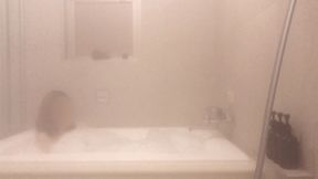 mixed bathing in a bubble bath
