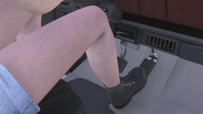 Jeep Wagoneer Cranking Template - Sara in Doc Martin Style Combat Boots 1080p