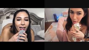 ”Gianna Dior Helps On Virgin Lesbian Friend Evelyn Claire”