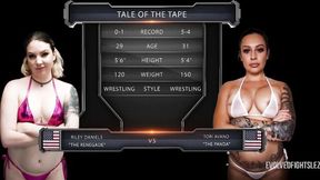 Tori's evolved wrestling video