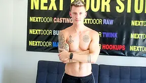 Dante Foxx Toys With His Thick Load – Tattooed Muscle Twink NextDoorCasting