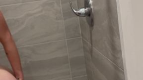 Shower Twerk amp Boob Massage Pussy Touch
