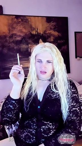 Stroking and Smoking Kylie Rey