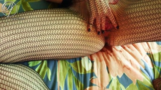 Fishnet stockings up close, detailed POV, fuck me with your eyes fetish
