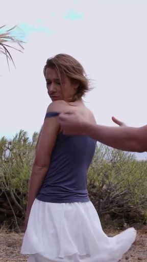 Horny Peasant Girl Alexis Crystal Gets Her Ass Slammed In Outdoor Threesome   Clip 1