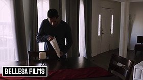 fantastic Emma Starletto attempts few kama sutra positions with her roomy Damon Dice