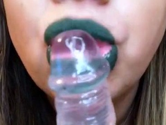 Sexy solo girl loving masturbation with toys