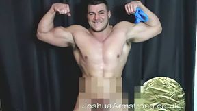Small blue thong dribble wipe