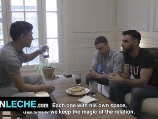 Excited Dude Jonas Matt Takes Rodrigo El Santos Giant Latin Weenie Whilst His BF Is Watching - Latin Leche