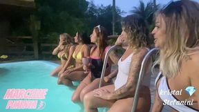 festa na piscina rendeu muita orgia!