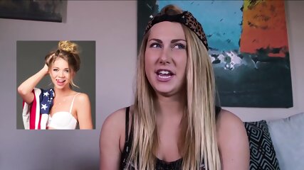 Blonde beauty blowjob and facial