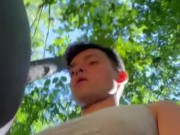 Bend That Ass Over In Public While We Hiking Outdoors