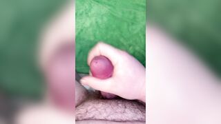 Jerk Distant & Nut b4 Shower w/ Super Small Dick Ring