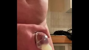 Cumming in a condom
